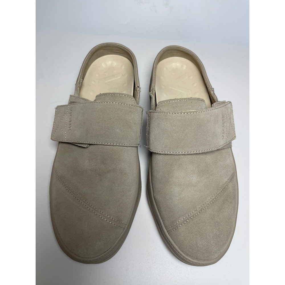 Vionic Recovery VRX Suede Mules Taupe Tan Adjustable Strap Orthotic Shoes 6.5 - Picture 3 of 8